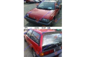 HONDA CIVIC H/B 84-87