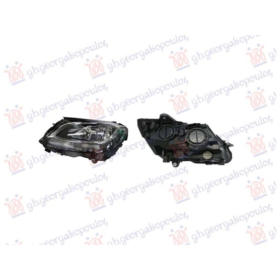 ΦΑΝΟΣ ΕΜΠΡΟΣ ΜΕ ΦΩΣ ΗΜΕΡΑΣ LED (H7/H7/PWY24W/LED) (E) (DEPO) - Αριστερά