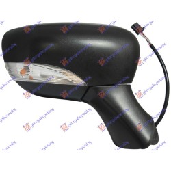 ΚΑΘΡΕΦΤΗΣ ΗΛΕΚΤΡΙΚΟΣ ΘΕΡΜΑΙΝΟΜΕΝΟΣ ΗΛΕΚΤΡΙΚΑ ΑΝΑΚΛΙΝΟΜΕΝΟΣ ΒΑΦΟΜΕΝΟΣ (ΜΕ ΦΛΑΣ & ΑΙΣΘΗΤΗΡΑ) (CONVEX GLASS) - Δεξιά