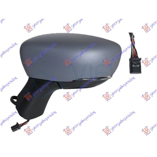 ΚΑΘΡΕΦΤΗΣ ΗΛΕΚΤΡΙΚΟΣ ΘΕΡΜΑΙΝΟΜΕΝΟΣ ΒΑΦΟΜΕΝΟΣ (ΜΕ ΦΛΑΣ) 7 PIN (ASPHERICAL GLASS) - Αριστερά