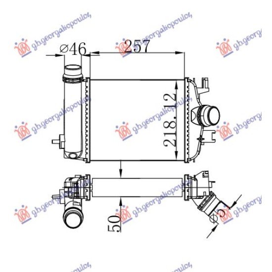 ΨΥΓΕΙΟ INTERCOOLER 1.3 TCE ΠΕΤΡΕΛΑΙΟ (257x218)