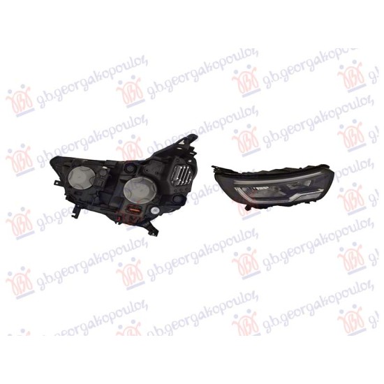 ΦΑΝΟΣ ΕΜΠΡΟΣ ΜΕ ΦΩΣ ΗΜΕΡΑΣ LED (H7/LED) (Ε) (DEPO) - Δεξιά