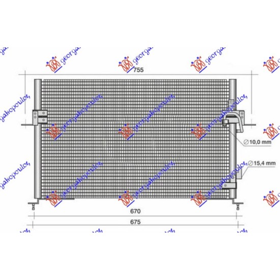ΨΥΓΕΙΟ A/C 4.0 ΒΕΝΖΙΝΗ - 2.5 ΠΕΤΡΕΛΑΙΟ (670x411x16)