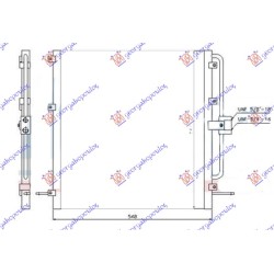 ΨΥΓΕΙΟ A/C 4.0-4.6i V8 ΒΕΝΖΙΝΗ - 2.5TD ΠΕΤΡΕΛΑΙΟ (548x547x22)