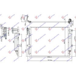 ΨΥΓΕΙΟ A/C 3.0 TD ΠΕΤΡΕΛΑΙΟ 2010- (635x466x16) (VALEO)