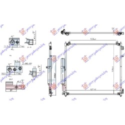 ΨΥΓΕΙΟ A/C 3.0 D (ΚΙΝΗΤΗΡΑΣ 30DDTX) ΠΕΤΡΕΛΑΙΟ (595x570x12)