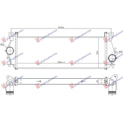 ΨΥΓΕΙΟ INTERCOOLER 2.2-2.4 ΠΕΤΡΕΛΑΙΟ (590x202) ΨΥΓΕΙΟ INTERCOOLER 2.2-2.4 ΠΕΤΡΕΛΑΙΟ (590x202)