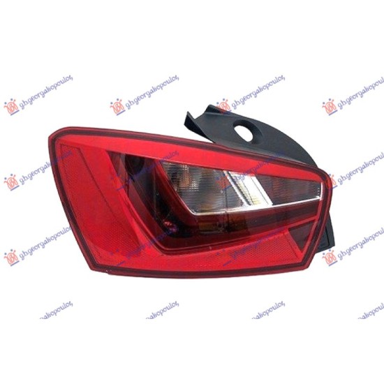 ΦΑΝΟΣ ΠΙΣΩ 5Π ΜΑΥΡΗ ΒΑΣΗ LED (MARELLI) - Αριστερά