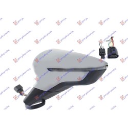 ΚΑΘΡΕΦΤΗΣ ΗΛΕΚΤΡΙΚΟΣ ΘΕΡΜΑΙΝΟΜΕΝΟΣ ΒΑΦΟΜΕΝΟΣ (ΜΕ ΦΛΑΣ & BLIS) (CONVEX GLASS) - Αριστερά