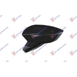 ΚΑΘΡΕΦΤΗΣ ΗΛΕΚΤΡΙΚΟΣ ΘΕΡΜΑΙΝΟΜΕΝΟΣ ΗΛΕΚΤΡΙΚΑ ΑΝΑΚΛΙΝΟΜΕΝΟΣ ΜΑΥΡΟΣ (ΜΕ ΦΛΑΣ) (8+2 PIN) (CONVEX GLASS) - Αριστερά