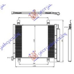 ΨΥΓΕΙΟ A/C 1.0i -12V (400x330x16)
