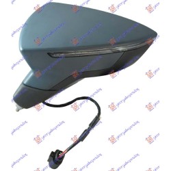 ΚΑΘΡΕΦΤΗΣ ΗΛΕΚΤΡΙΚΟΣ ΘΕΡΜΑΙΝΟΜΕΝΟΣ ΗΛΕΚΤΡΙΚΑ ΑΝΑΚΛΙΝΟΜΕΝΟΣ ΒΑΦΟΜΕΝΟΣ (ΜΕ ΦΛΑΣ) 8 PIN (CONVEX GLASS) - Αριστερά