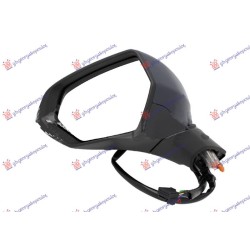 ΚΑΘΡΕΦΤΗΣ ΗΛΕΚΤΡΙΚΟΣ ΘΕΡΜΑΙΝΟΜΕΝΟΣ ΗΛΕΚΤΡΙΚΑ ΑΝΑΚΛΙΝΟΜΕΝΟΣ ΒΑΦΟΜΕΝΟΣ ΜΕ ΜΝΗΜΗ (ΜΕ ΦΛΑΣ & ΦΩΣ ΑΣΦΑΛΕΙΑΣ) (13 PIN) (CONVEX GLASS) - Αριστερά