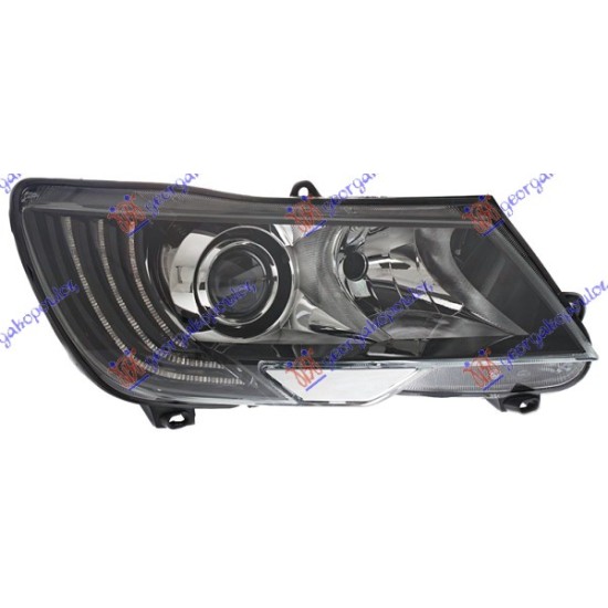 ΦΑΝΟΣ ΕΜΠΡΟΣ Bi-XENON ΕΞΥΠΝΟ ΜΕ ΦΩΣ ΗΜΕΡΑΣ LED (HELLA) - Δεξιά