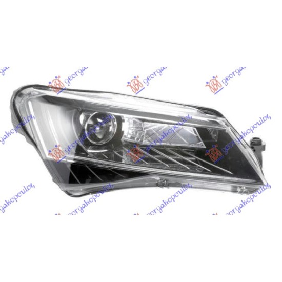 ΦΑΝΟΣ ΕΜΠΡΟΣ Bi-XENON ΕΞΥΠΝΟ DLA MΕ ΦΩΣ ΗΜΕΡΑΣ LED (HELLA) - Δεξιά