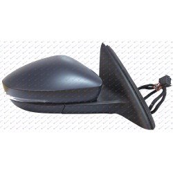 ΚΑΘΡΕΦΤΗΣ ΗΛΕΚΤΡΙΚΟΣ ΘΕΡΜΑΙΝΟΜΕΝΟΣ ΗΛΕΚΤΡΙΚΑ ΑΝΑΚΛΙΝΟΜΕΝΟΣ ΒΑΦΟΜΕΝΟΣ (ΜΕ ΦΛΑΣ & ΦΩΣ ΑΣΦΑΛΕΙΑΣ) (CONVEX GLASS) - Δεξιά