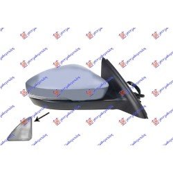 ΚΑΘΡΕΦΤΗΣ ΗΛΕΚΤΡΙΚΟΣ ΘΕΡΜΑΙΝΟΜΕΝΟΣ ΗΛΕΚΤΡΙΚΑ ΑΝΑΚΛΙΝΟΜΕΝΟΣ ΜΕ ΜΝΗΜΗ ΒΑΦΟΜΕΝΟΣ (ΜΕ ΦΛΑΣ & ΦΩΣ ΑΣΦΑΛΕΙΑΣ) (15 PIN) (CONVEX GLASS) - Δεξιά