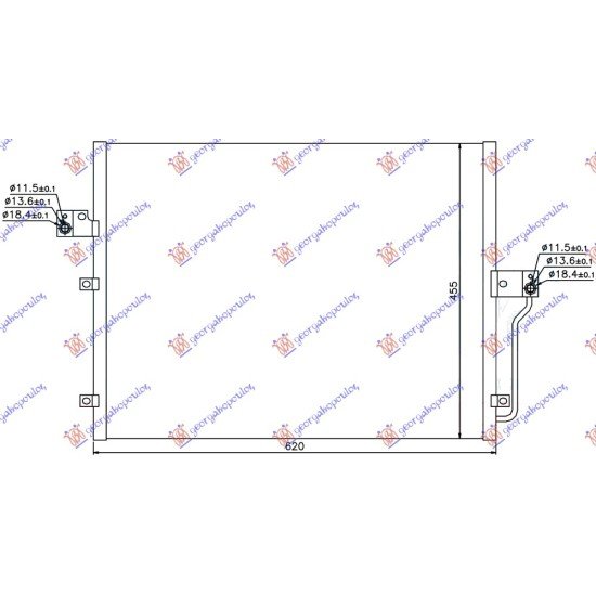 ΨΥΓΕΙΟ A/C 2.7 Xdi ΠΕΤΡΕΛΑΙΟ (620x455x16) ΠΑΡΟΧΕΣ ΔΙΑΓΩΝΙΑ