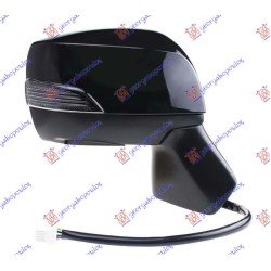 ΚΑΘΡΕΦΤΗΣ ΗΛΕΚΤΡΙΚΟΣ ΘΕΡΜΑΙΝΟΜΕΝΟΣ ΗΛΕΚΤΡΙΚΑ ΑΝΑΚΛΙΝΟΜΕΝΟΣ ΒΑΦΟΜΕΝΟΣ (ΜΕ ΦΛΑΣ) (CONVEX GLASS) - Δεξιά