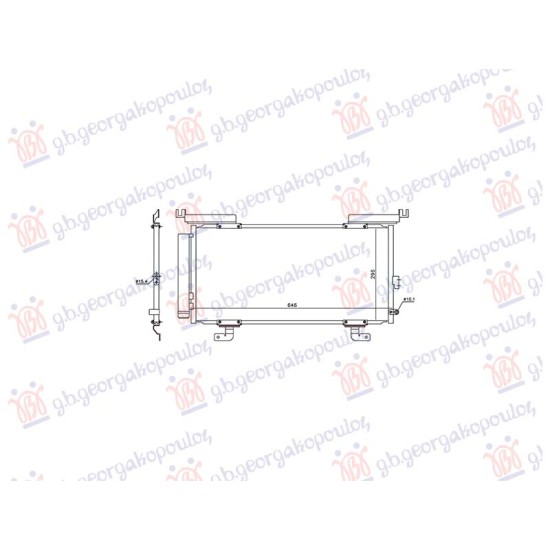 ΨΥΓΕΙΟ A/C ΓΙΑ ΌΛΑ ΒΕΝΖΙΝΗ/ΠΕΤΡΕΛΑΙΟ (610x300x12) (KOYO)