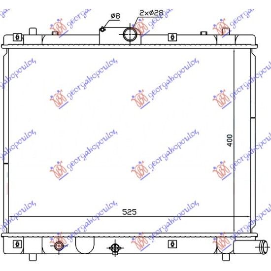 ΨΥΓΕΙΟ 1.3 DDiS (400x544x27) ΜΗΧΑΝΙΚΟ (ΟΥΓΓΑΡΙΑΣ)