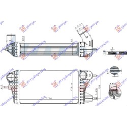 ΨΥΓΕΙΟ INTERCOOLER 1.0 HYBRID (315x173x64)