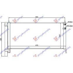 ΨΥΓΕΙΟ A/C (640x29x16) 1.8i 16V HYBRID
