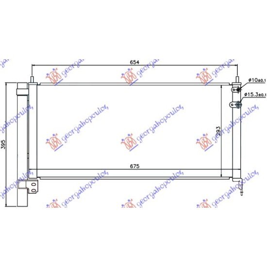 ΨΥΓΕΙΟ A/C (640x29x16) 1.8i 16V HYBRID