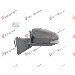 ΚΑΘΡΕΦΤΗΣ ΗΛΕΚΤΡΙΚΟΣ ΘΕΡΜΑΙΝΟΜΕΝΟΣ ΒΑΦΟΜΕΝΟΣ (ΜΕ ΦΛΑΣ) (7PIN) (CONVEX GLASS) - Αριστερά