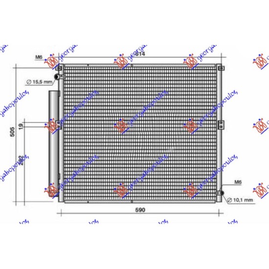 ΨΥΓΕΙΟ A/C 3.0 TD ΠΕΤΡΕΛΑΙΟ (610x500x16) ΠΑΡΟΧΕΣ ΔΙΑΓΩΝΙΕΣ