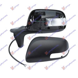 ΚΑΘΡΕΦΤΗΣ ΗΛΕΚΤΡΙΚΟΣ ΘΕΡΜΑΙΝΟΜΕΝΟΣ ΒΑΦΟΜΕΝΟΣ (ΜΕ ΦΛΑΣ) (CONVEX GLASS) - Αριστερά