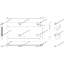 ΨΥΓΕΙΟ A/C 2.5 ΒΕΝΖΙΝΗ-ΥΒΡΙΔΙΚΟ (710x243x20) ΨΥΓΕΙΟ A/C 2.5 ΒΕΝΖΙΝΗ-ΥΒΡΙΔΙΚΟ (710x243x20)