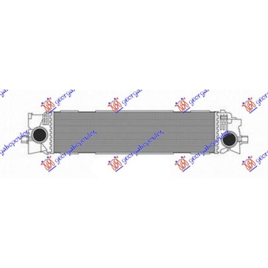 ΨΥΓΕΙΟ INTERCOOLER 2.0 ΒΕΝΖΙΝΗ - ΠΕΤΡΕΛΑΙΟ (615x162x80)
