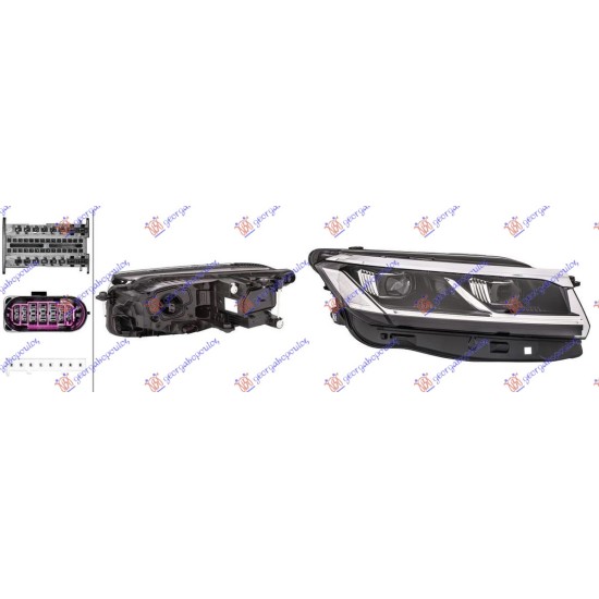 ΦΑΝΟΣ ΕΜΠΡΟΣ FULL LED (HELLA) - Δεξιά