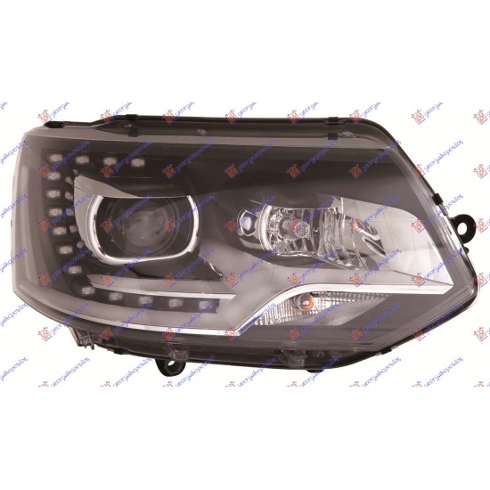 ΦΑΝΟΣ ΕΜΠΡΟΣ XENON (D3S/H7) ΜΕ ΦΩΣ ΗΜΕΡΑΣ LED (E) (DEPO) - Δεξιά