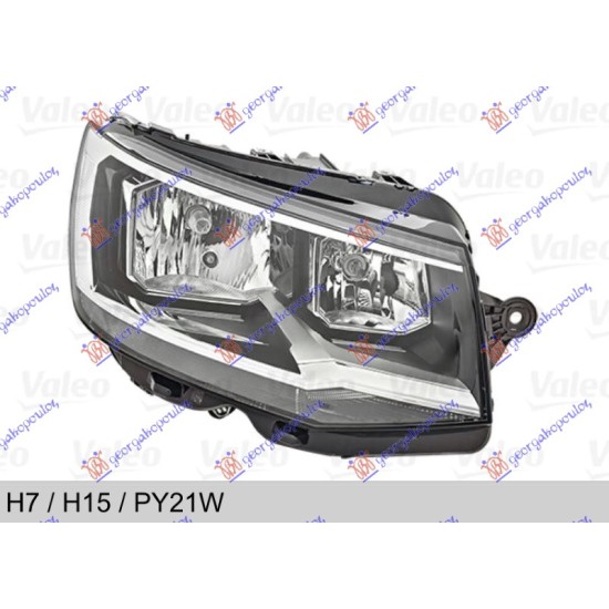 ΦΑΝΟΣ ΕΜΠΡΟΣ ΗΛΕΚΤΡΙΚΟΣ Η7/H15 (VALEO) - Δεξιά