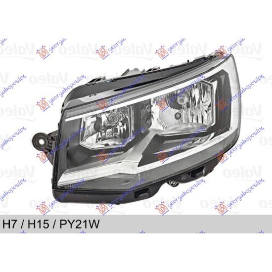 ΦΑΝΟΣ ΕΜΠΡΟΣ ΗΛΕΚΤΡΙΚΟΣ Η7/H15 (VALEO) - Αριστερά