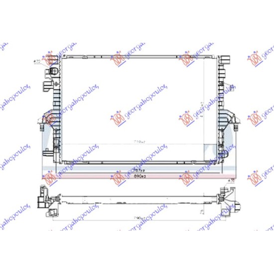 ΨΥΓΕΙΟ 2.0 TDi (110/150KW) ΠΕΤΡΕΛΑΙΟ (710x470x26)