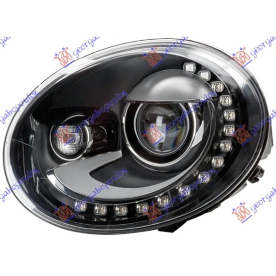 ΦΑΝΟΣ ΕΜΠΡΟΣ Bi-XENON ΜΕ ΦΩΣ ΗΜΕΡΑΣ LED (HELLA) - Αριστερά