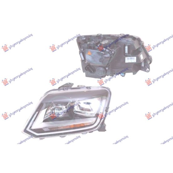 ΦΑΝΟΣ ΕΜΠΡΟΣ Bi-XENON ΕΞΥΠΝΟ ΜΕ ΦΩΣ ΗΜΕΡΑΣ LED 2012- (VALEO) - Αριστερά