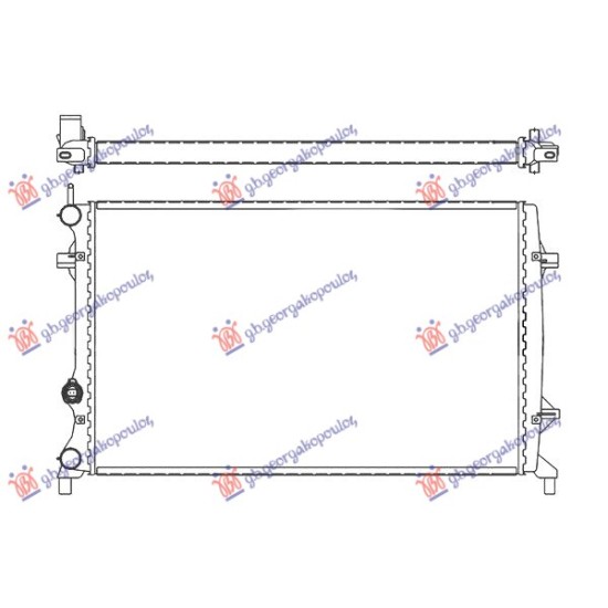 ΨΥΓΕΙΟ 2.0 TSi ΒΕΝΖΙΝΗ (650x450x32) (BRAZED) (KOYO) - Δεξιά