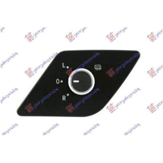 ΔΙΑΚΟΠΤΗΣ ΚΑΘΡΕΦΤΩΝ (Χρώμιο/Μαύρο) (6pin)