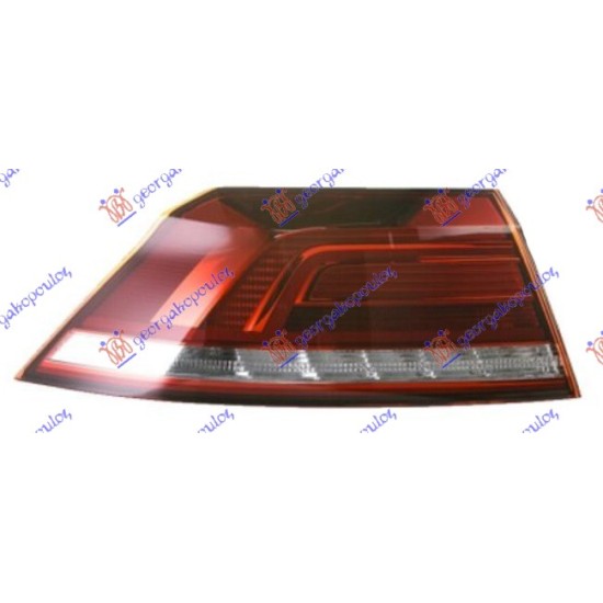 ΦΑΝΟΣ ΠΙΣΩ ΕΞΩ SEDAN LED (ΦΛΑΣ ΚΑΤΩ) (HELLA) - Αριστερά