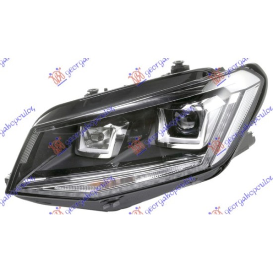 ΦΑΝΟΣ ΕΜΠΡΟΣ Bi-XENON ΜΕ ΦΩΣ ΗΜΕΡΑΣ LED (HELLA) - Αριστερά