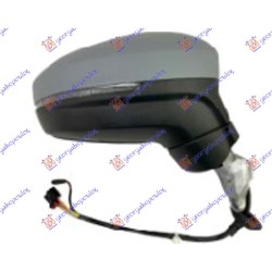 ΚΑΘΡΕΦΤΗΣ ΗΛΕΚΤΡΙΚΟΣ ΘΕΡΜΑΙΝΟΜΕΝΟΣ ΗΛΕΚΤΡΙΚΑ ΑΝΑΚΛΙΝΟΜΕΝΟΣ ΒΑΦΟΜΕΝΟΣ (ΜΕ ΦΛΑΣ & ΦΩΣ ΑΣΦΑΛΕΙΑΣ & ASSIST) (CONVEX GLASS) - Δεξιά