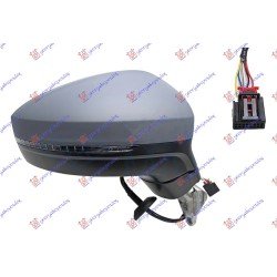 ΚΑΘΡΕΦΤΗΣ ΗΛΕΚΤΡΙΚΟΣ ΘΕΡΜΑΙΝΟΜΕΝΟΣ ΒΑΦΟΜΕΝΟΣ (ΜΕ ΦΛΑΣ) 6 PIN (CONVEX GLASS) - Δεξιά