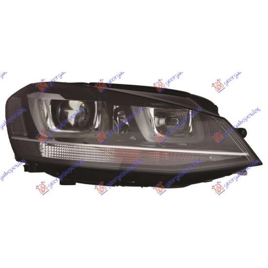 ΦΑΝΟΣ ΕΜΠΡΟΣ XENON ΜΕ ΦΩΣ ΗΜΕΡΑΣ LED (Ε) (DEPO) - Δεξιά