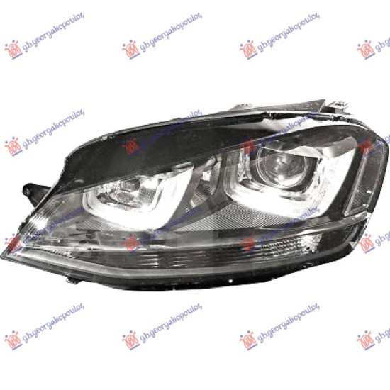 ΦΑΝΟΣ ΕΜΠΡΟΣ Bi-XENON ΕΞΥΠΝΟ ME ΦΩΣ ΗΜΕΡΑΣ LED (VALEO) - Αριστερά