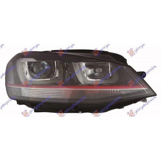 ΦΑΝΟΣ ΕΜΠΡΟΣ GTI XENON ΕΞΥΠΝΟ ME ΦΩΣ ΗΜΕΡΑΣ LED (E) (DEPO) - Δεξιά