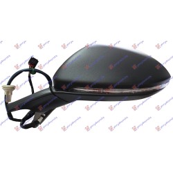 ΚΑΘΡΕΦΤΗΣ ΗΛΕΚΤΡΙΚΟΣ ΘΕΡΜΑΙΝΟΜΕΝΟΣ ΗΛΕΚΤΡΙΚΑ ΑΝΑΚΛΙΝΟΜΕΝΟΣ ΒΑΦΟΜΕΝΟΣ (ΜΕ ΦΛΑΣ & ΦΩΣ ΑΣΦΑΛΕΙΑΣ) (ASPHERICAL GLASS) - Αριστερά